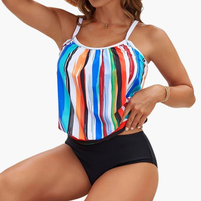 Women's Relaxed Fit Swimsuit Adjustable Straps - Vonnera