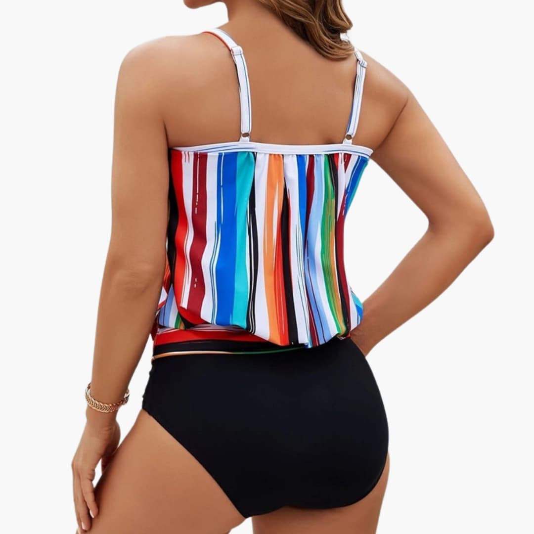 Women's Relaxed Fit Swimsuit Adjustable Straps