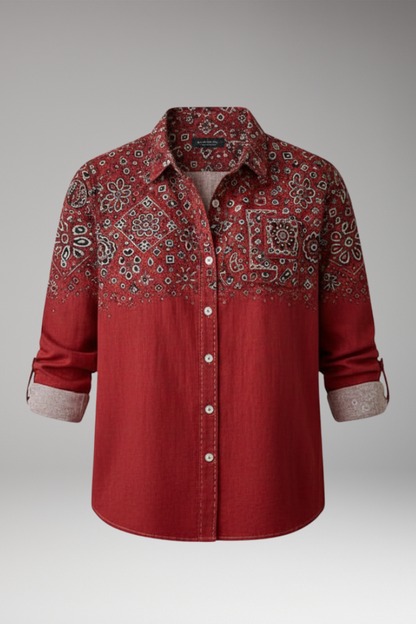 Women's Classic Collar Button Shirt - Vonnera