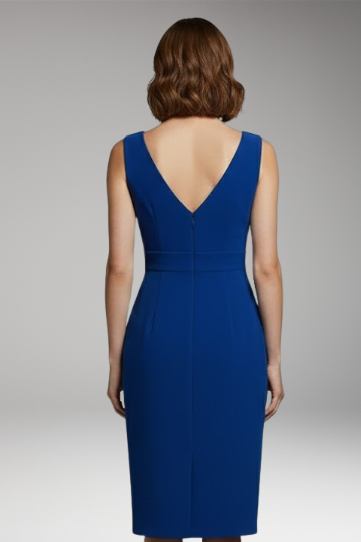 Women's Sleeveless High Waist Dress Front Slit