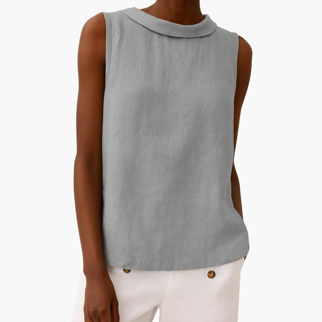 Women's Sleeveless Roll Neck Tank - Vonnera