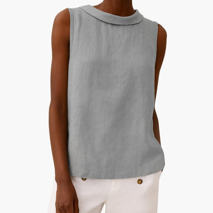 Women's Sleeveless Roll Neck Tank - Vonnera