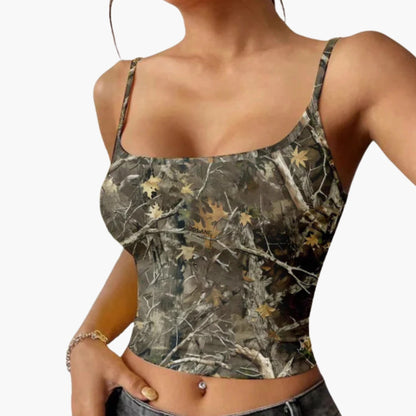 Women's Camouflage Tank Lightweight - Vonnera