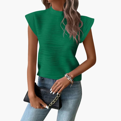 Women's Sleeveless Collar Structural Design