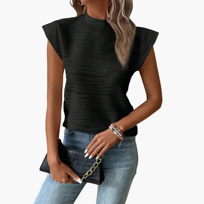 Women's Sleeveless Collar Structural Design - Vonnera