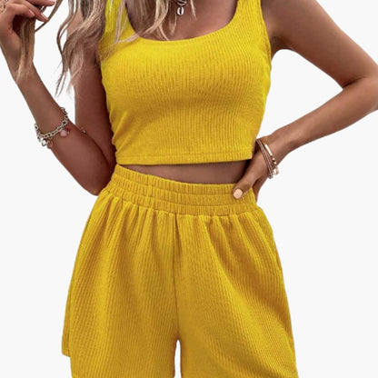 Women's Sporty Two Piece Activewear Set