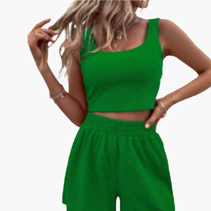 Women's Sporty Two Piece Activewear Set