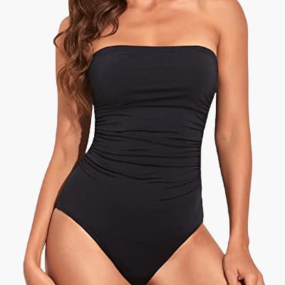 Women's Strapless Swimsuit Tummy Control