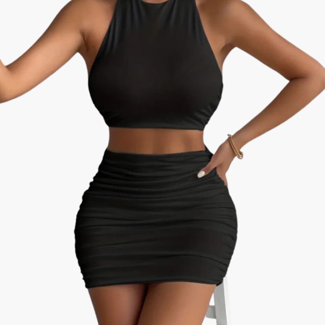 Women's Tube Wrap Skirt Set - Vonnera
