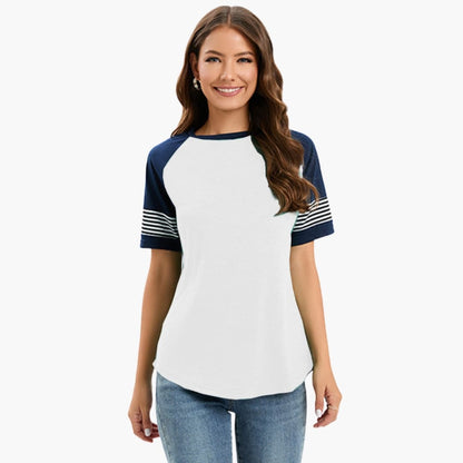 Women's Striped Short Sleeve T-Shirt