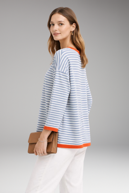Women's Striped Long Sleeve