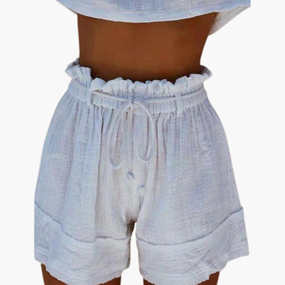 Women's Elastic Waist Shorts Drawstring