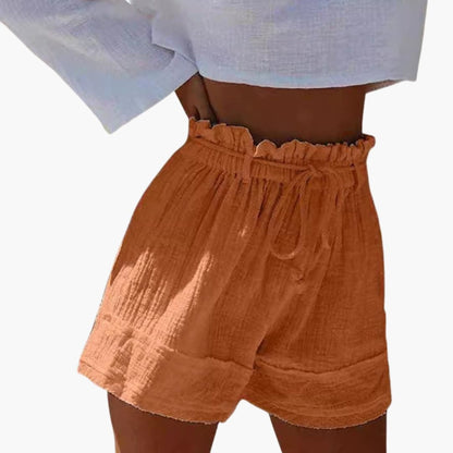 Women's Elastic Waist Shorts Drawstring