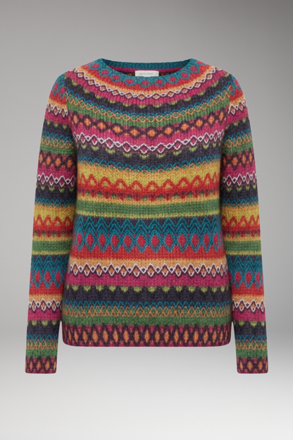 Women's Round Neck Knit Sweater - Vonnera
