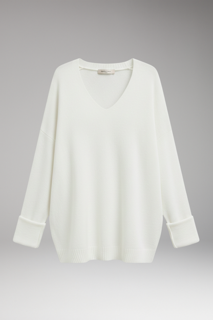 Women's V-Neck Sweater Relaxed Fit - Vonnera
