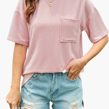 Women's Short Sleeve Pocket Tee - Vonnera
