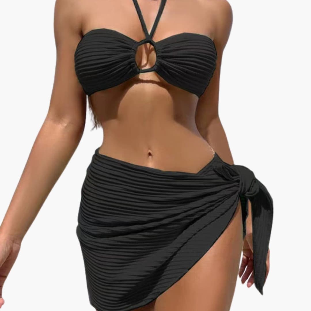 Women's 3 Piece Bikini Swimsuit Set