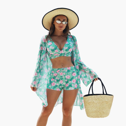 Women's Printed Padded Bikini Set
