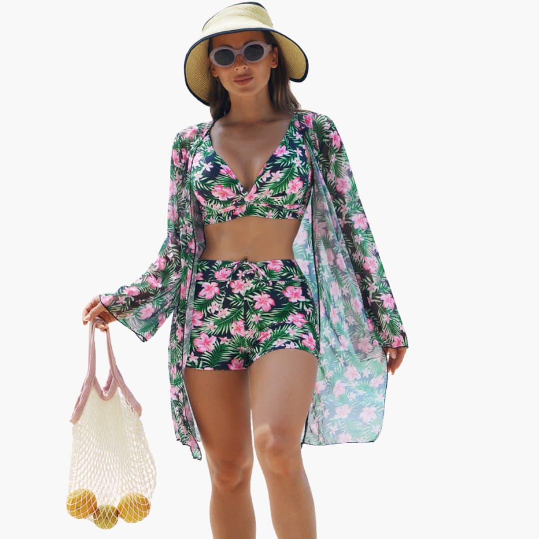 Women's Printed Padded Bikini Set