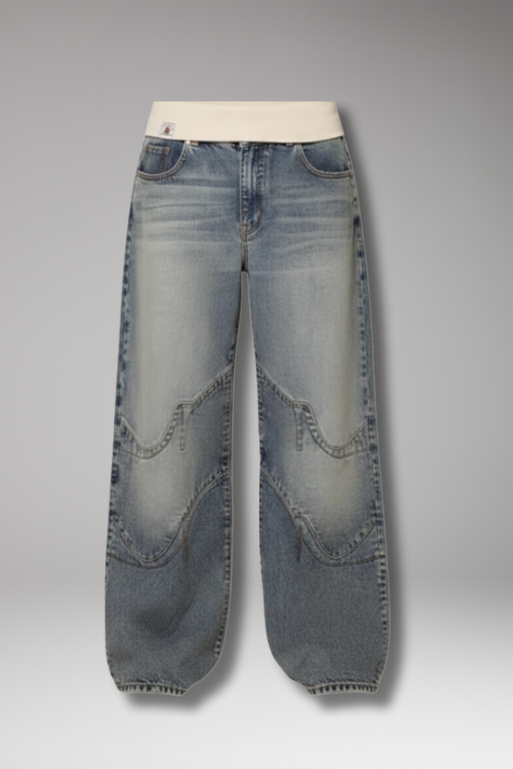 Women's Wide Leg Elastic Waist Trousers - Vonnera