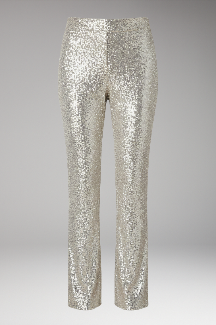 Women's Slim Leg Trousers Textured - Vonnera