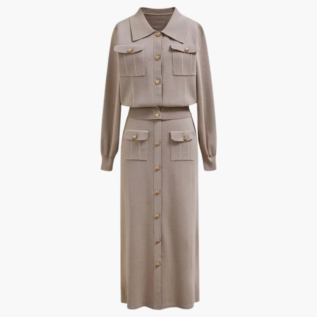 Women's 2 Piece Suit Jacket Skirt