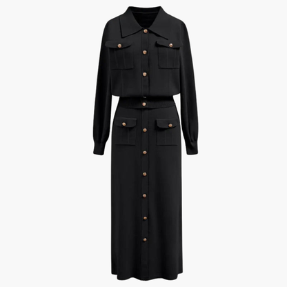Women's 2 Piece Suit Jacket Skirt