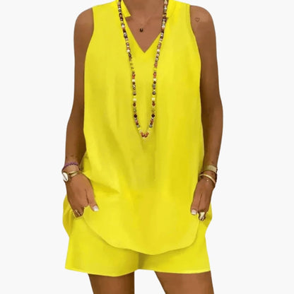 Women's Tunic And Pants Set Longline Full-Length Pants