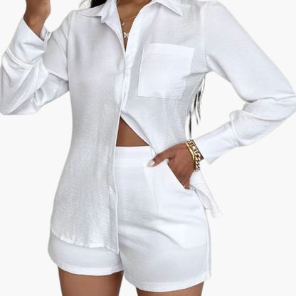 Women's Blazer Shorts Suit Set - Vonnera