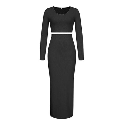 Women's Crop Maxi Skirt Set - Vonnera