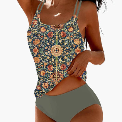 Women's Underwire Bikini Set High-Cut Bottom