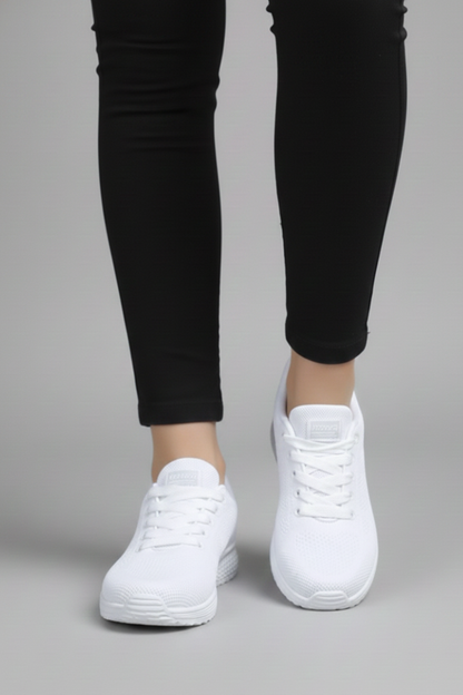 Women's Walking Shoes Breathable Mesh Lace-Up