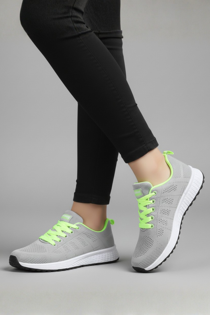 Women's Walking Shoes Breathable Mesh Lace-Up
