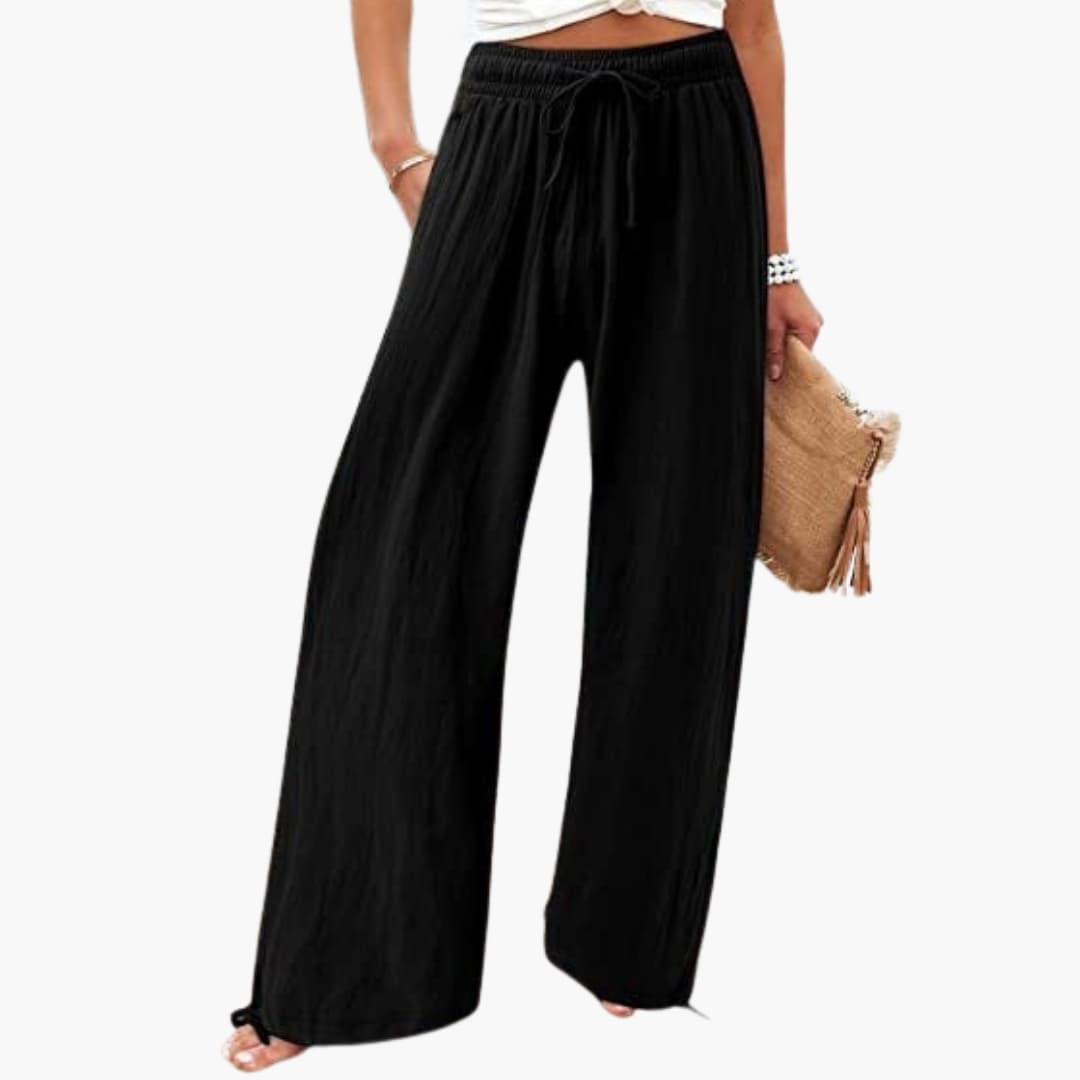 Women's Wide Leg Elastic Waist Pants