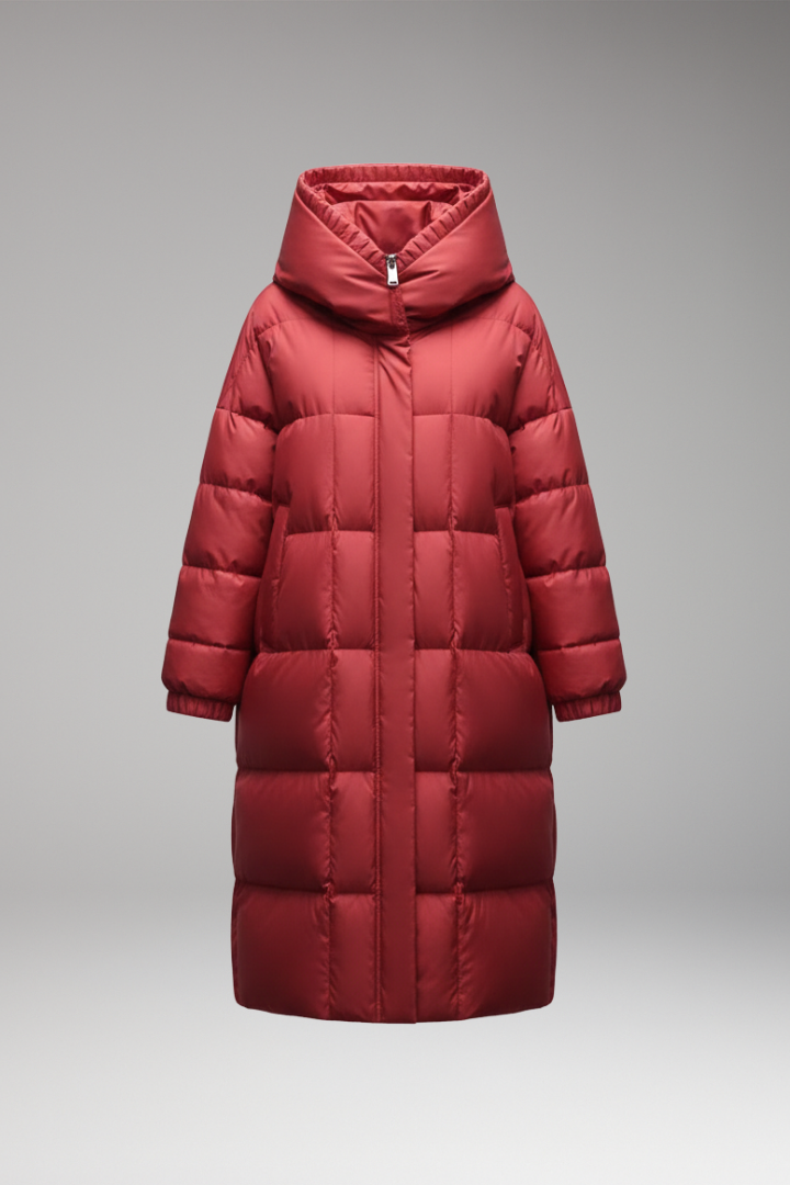 Women's Quilted Winter Coat High Collar - Vonnera