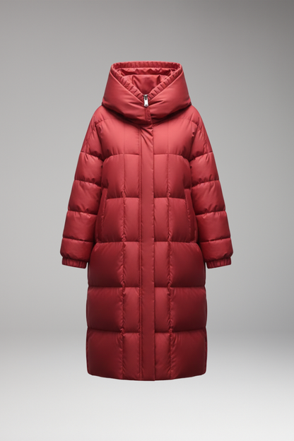 Women's Quilted Winter Coat High Collar - Vonnera