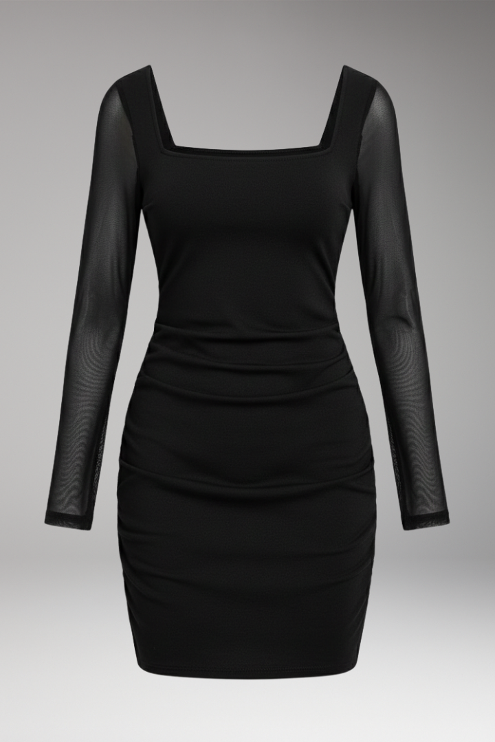 Women's Fitted Winter Dress - Vonnera