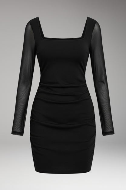 Women's Fitted Winter Dress - Vonnera