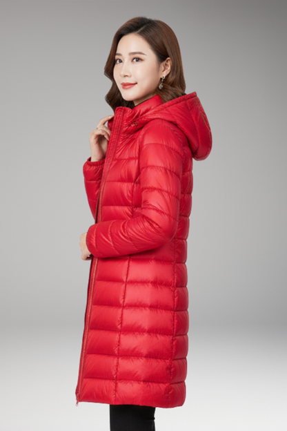 Women's Quilted Hooded Winter Jacket