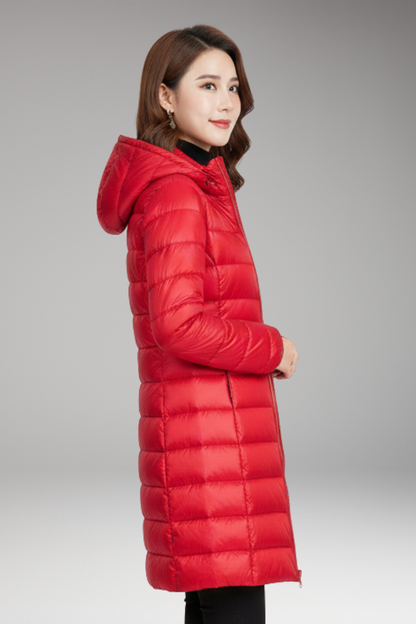 Women's Quilted Hooded Winter Jacket
