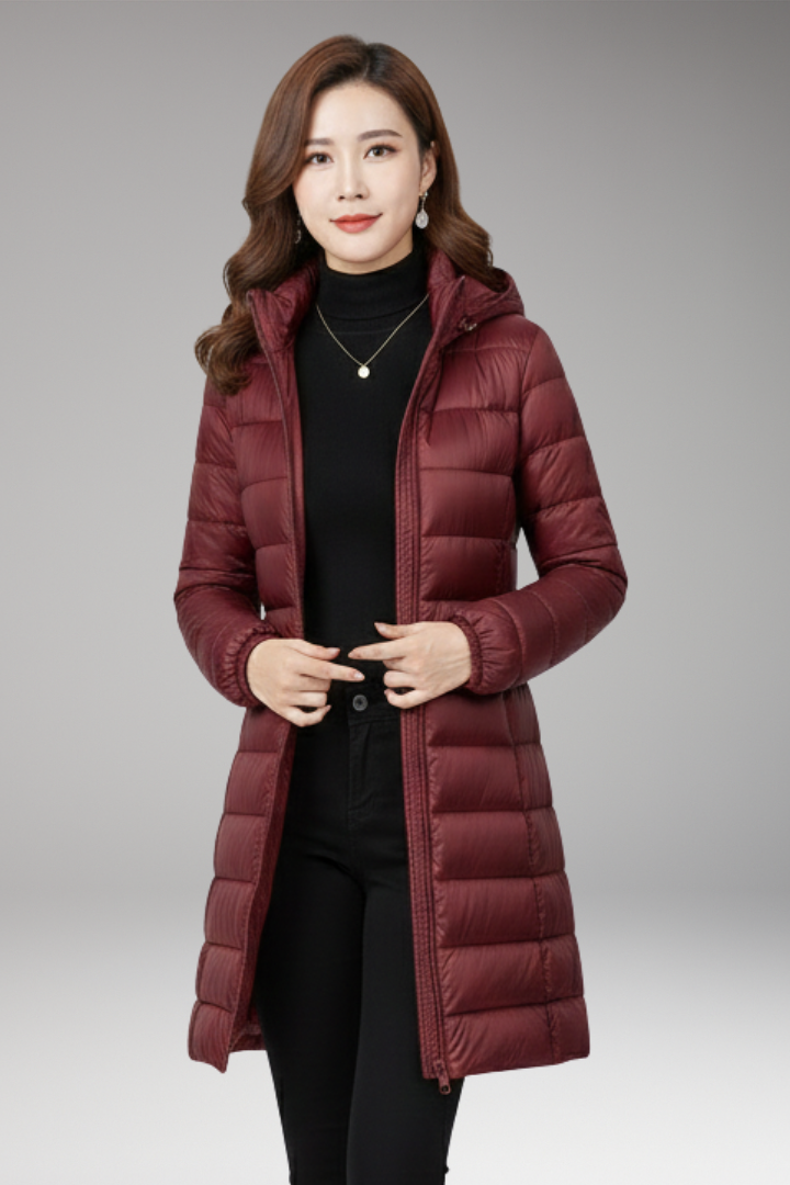 Women's Quilted Hooded Winter Jacket