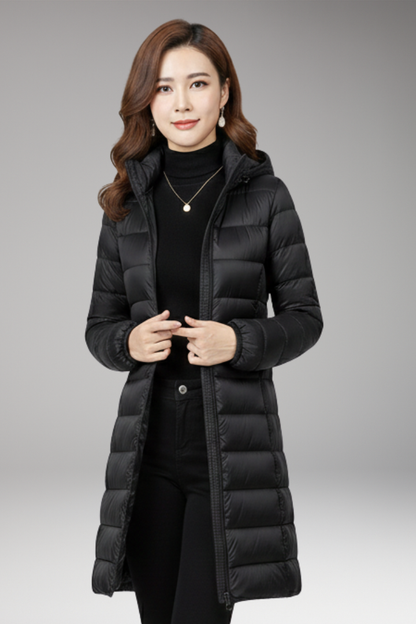 Women's Quilted Hooded Winter Jacket