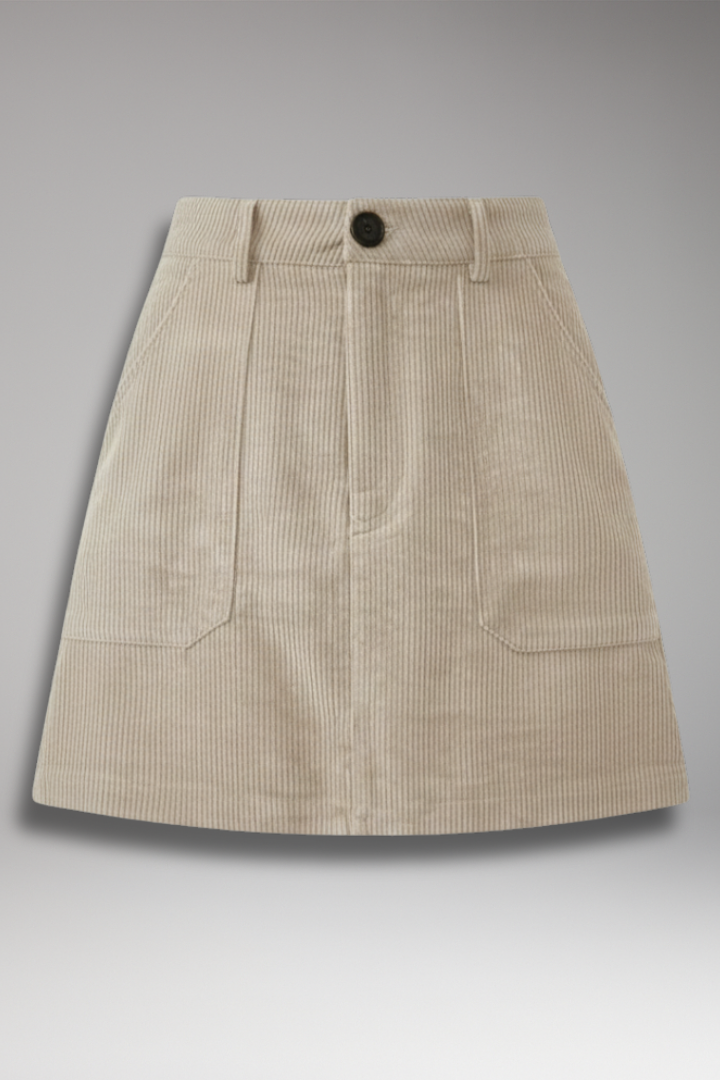 Women's A-Line Skirt Plain Pocketed - Vonnera