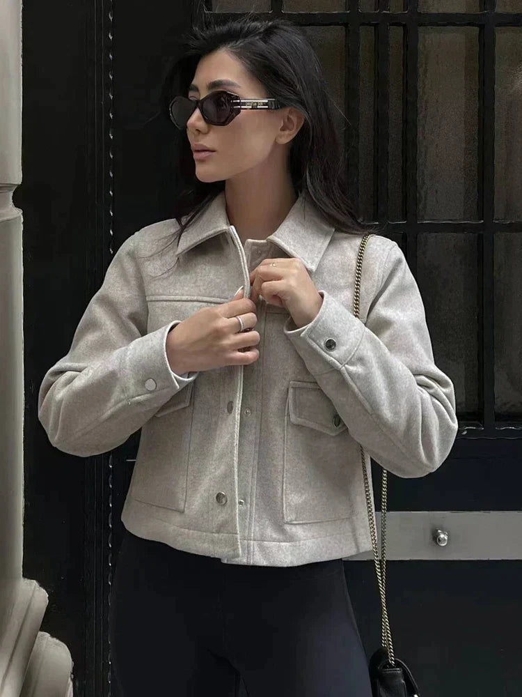 Women's Tailored Blazer Jacket Professional Wear