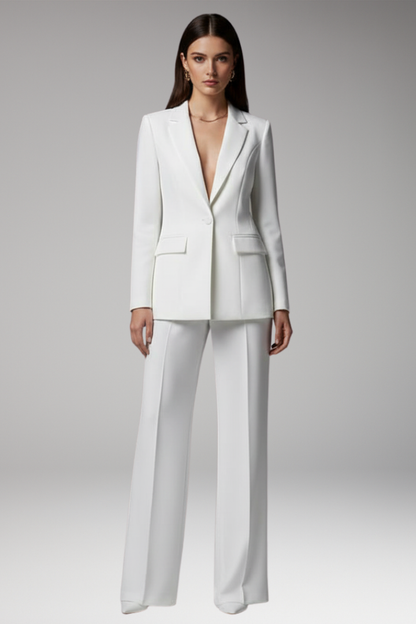 Women's Blazer Suit Two Piece Structured
