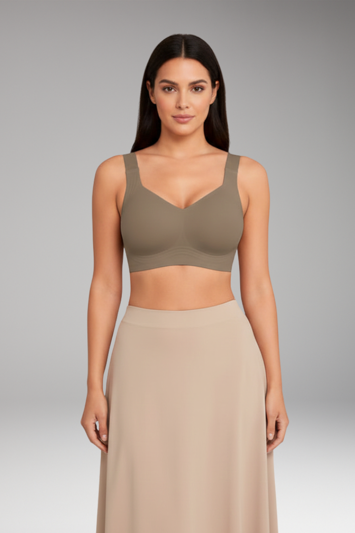 Women's V-Neck Bra Adjustable Straps