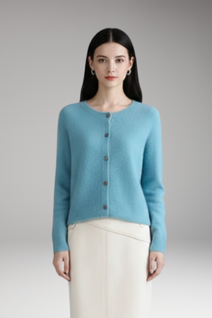 Women's V-Neck Cardigan Button Front