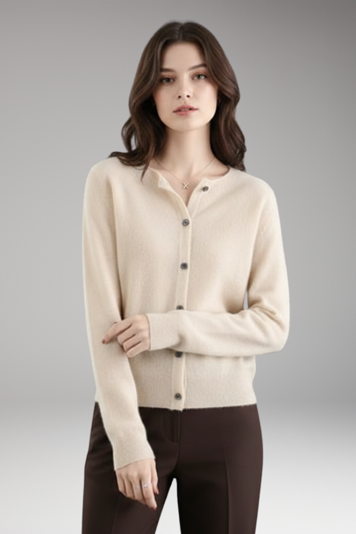 Women's V-Neck Cardigan Button Front
