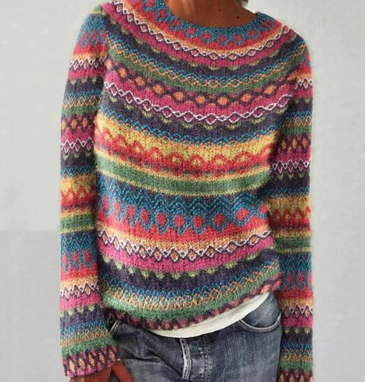 Women's Striped Sweater High Quality - Vonnera