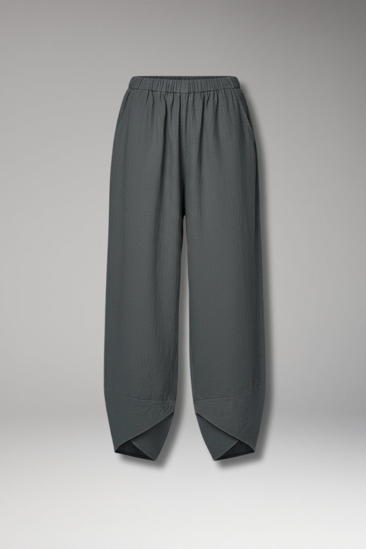 Women's Cropped Pants Side Pockets - Vonnera